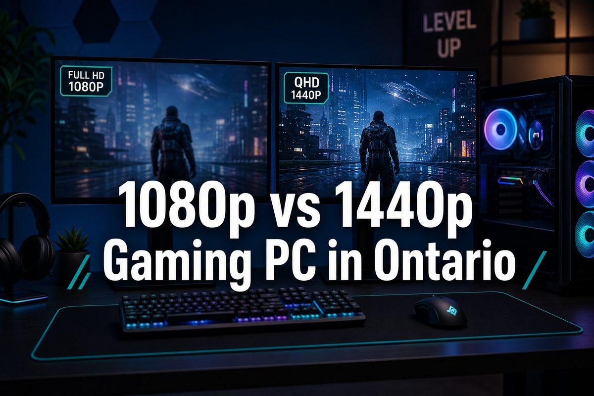 1080p vs 1440p Gaming PC in Ontario