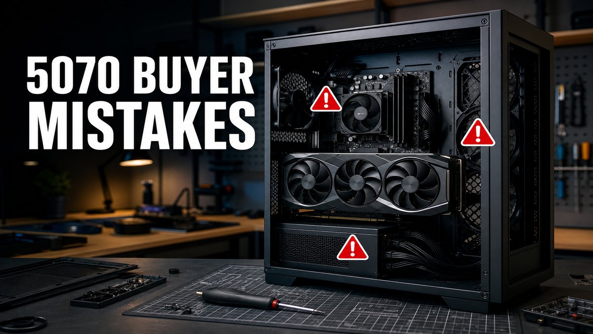 RTX 5070 PC Buyer Mistakes