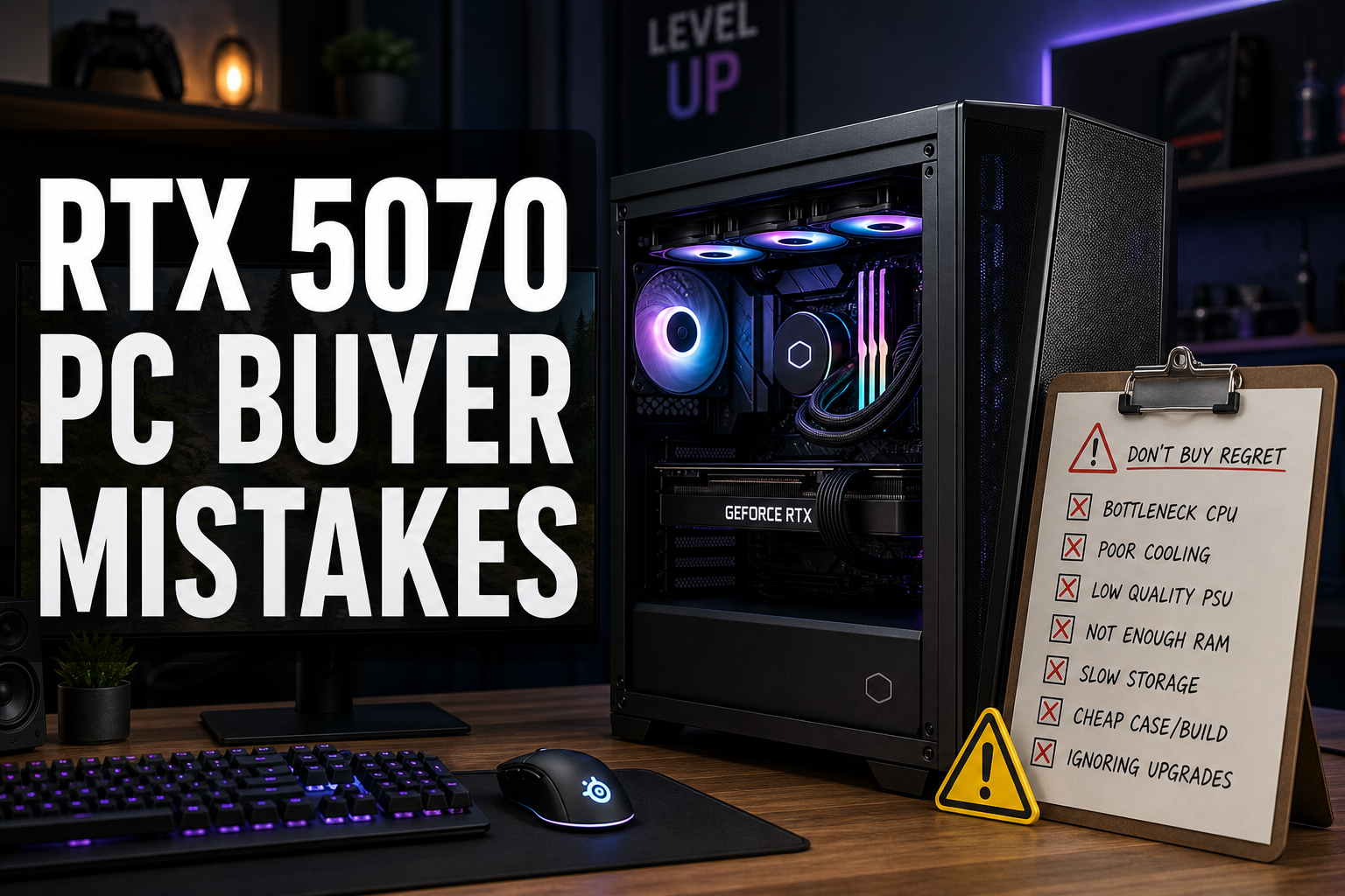 RTX 5070 PC Buyer Mistakes