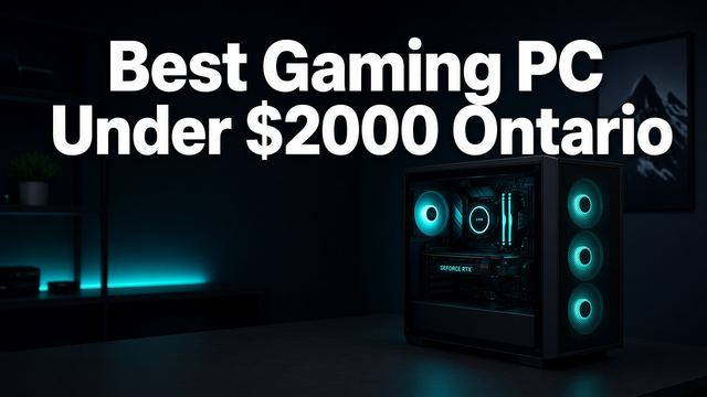Best Gaming PC Under $2000 in Ontario