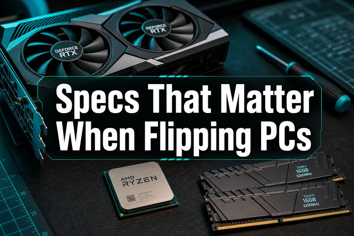 Specs That Matter When Flipping PCs