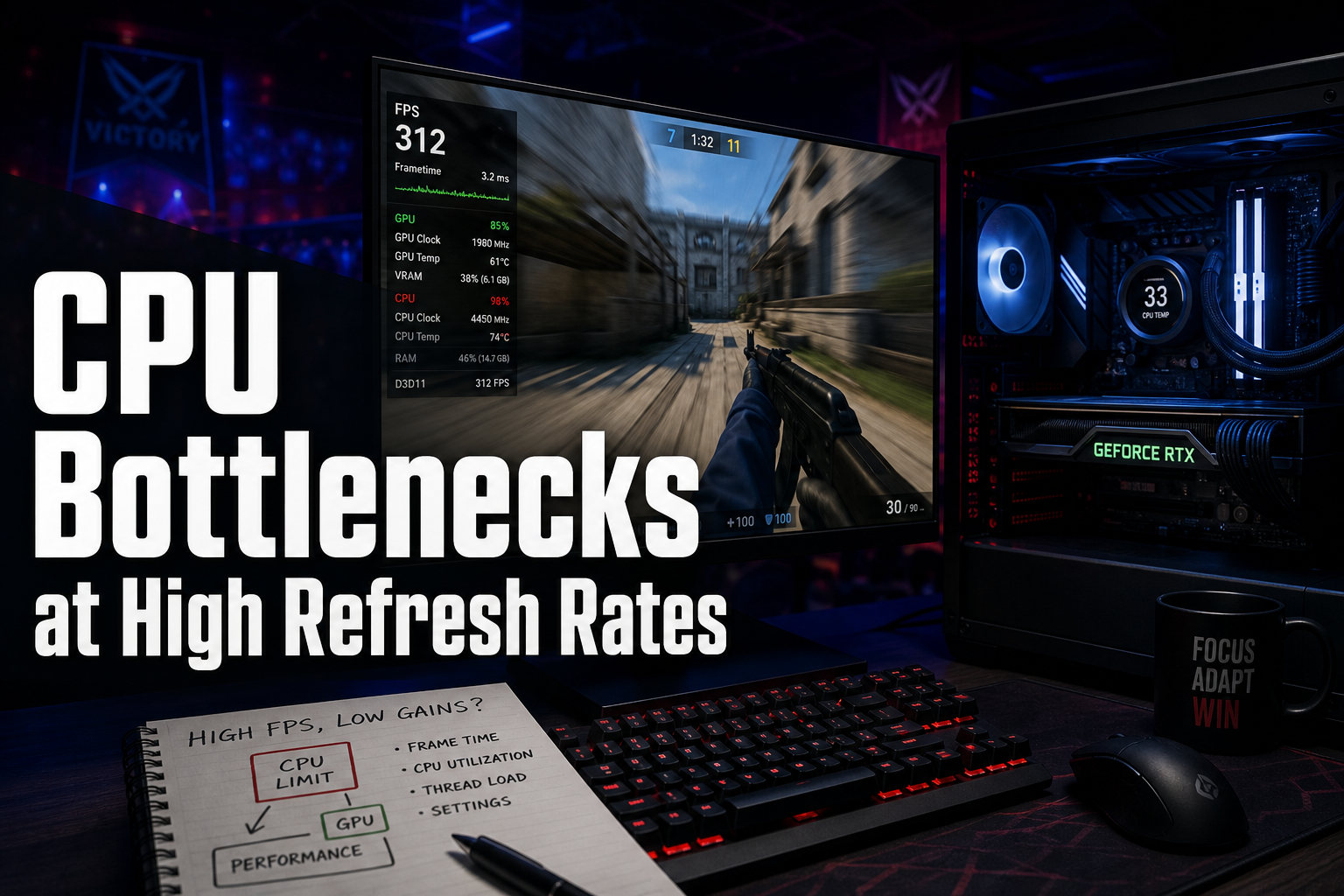 CPU Bottlenecks at High Refresh Rates