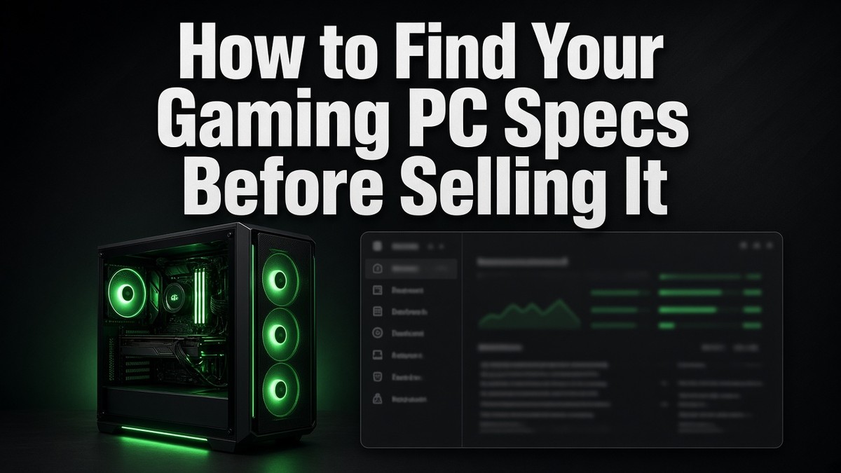 How to Find Your Gaming PC Specs Before Selling It
