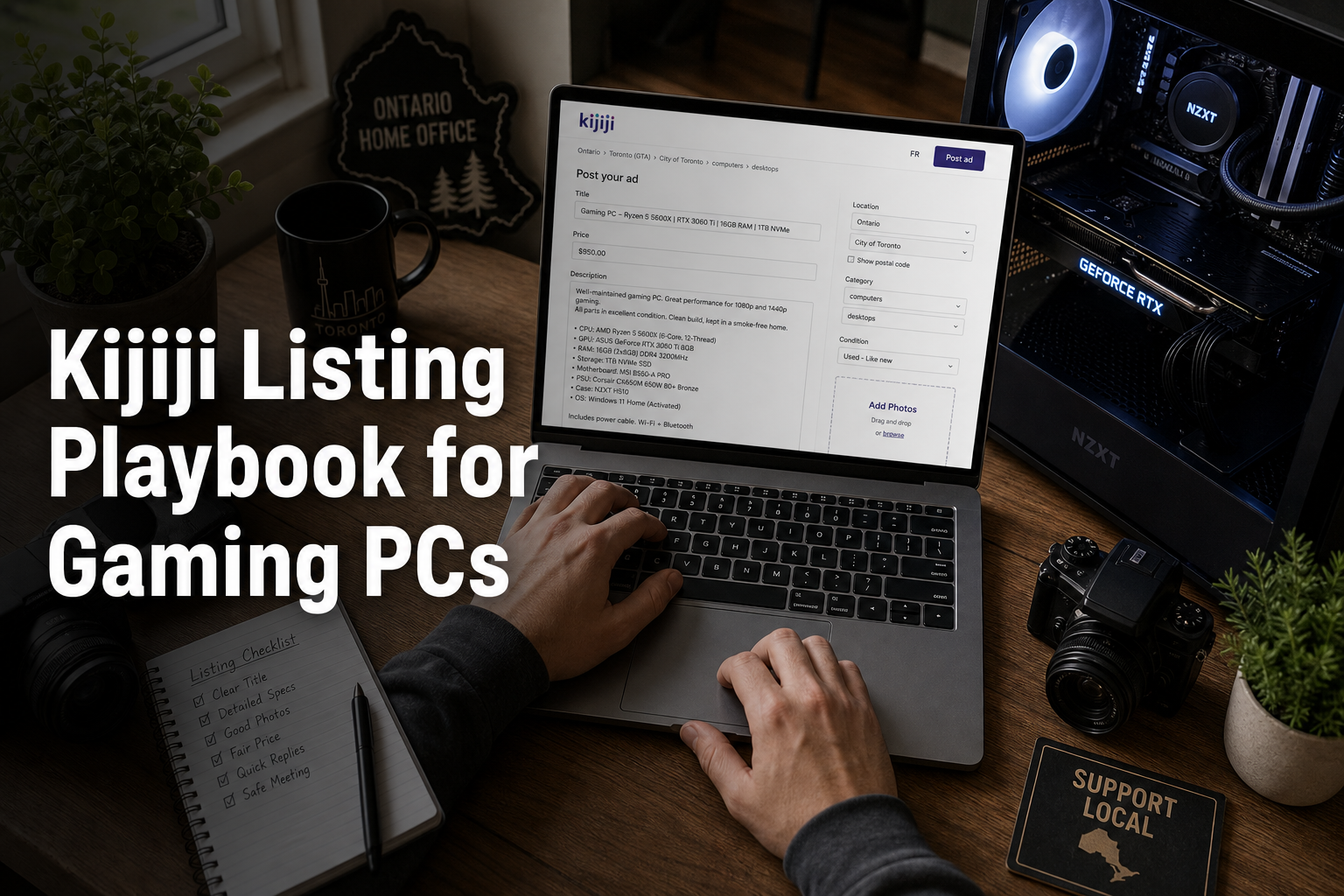 Kijiji Listing Playbook for Gaming PCs