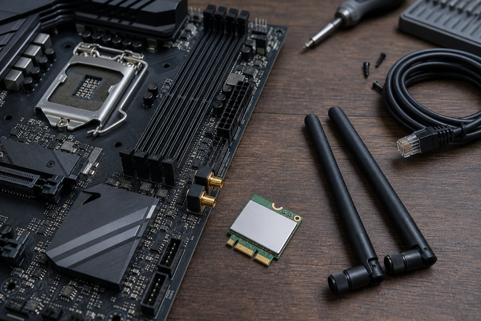 Missing Wi-Fi and Bluetooth on Used Motherboards