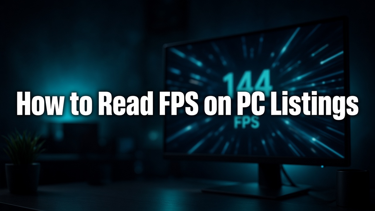 How to Read FPS on PC Listings