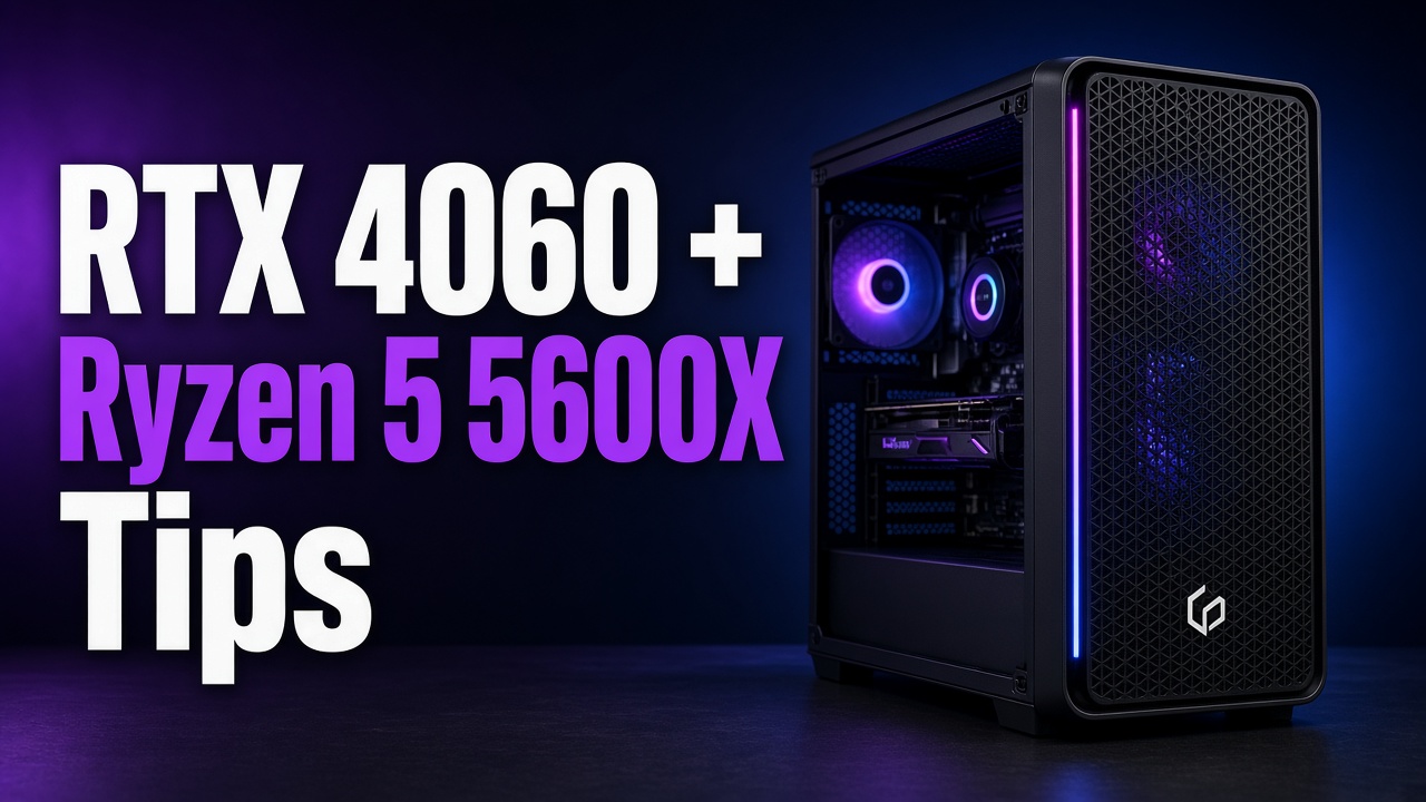 RTX 4060 + Ryzen 5 5600X Tips