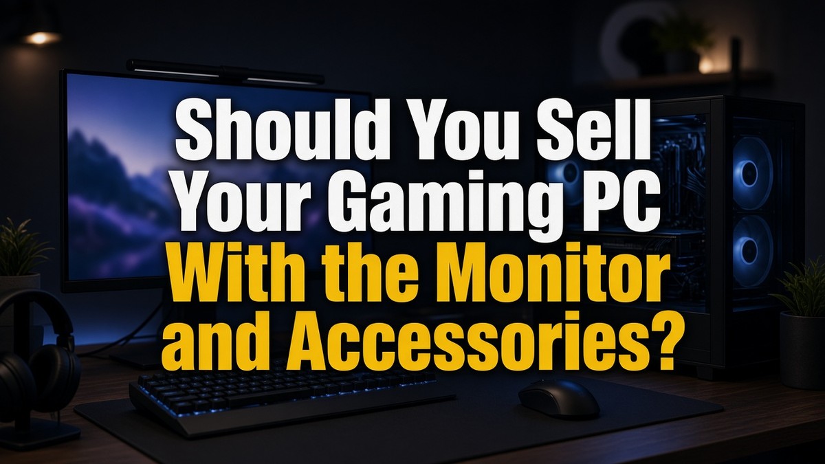 Should You Sell Your Gaming PC With the Monitor and Accessories?