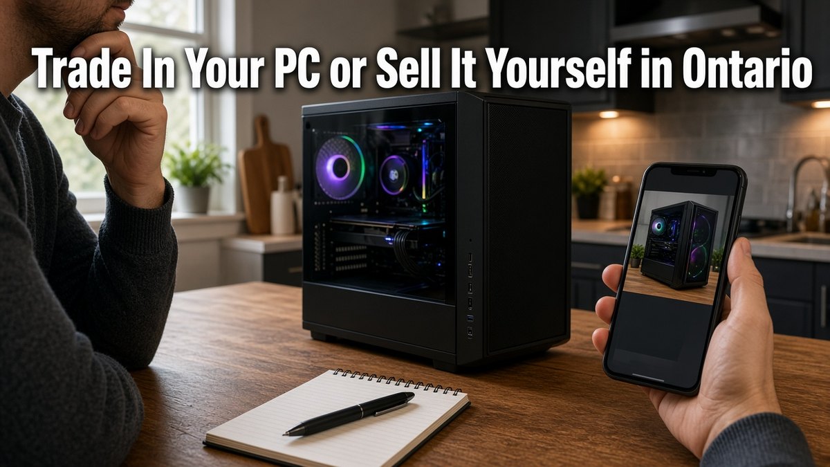 Trade In Your PC or Sell It Yourself in Ontario