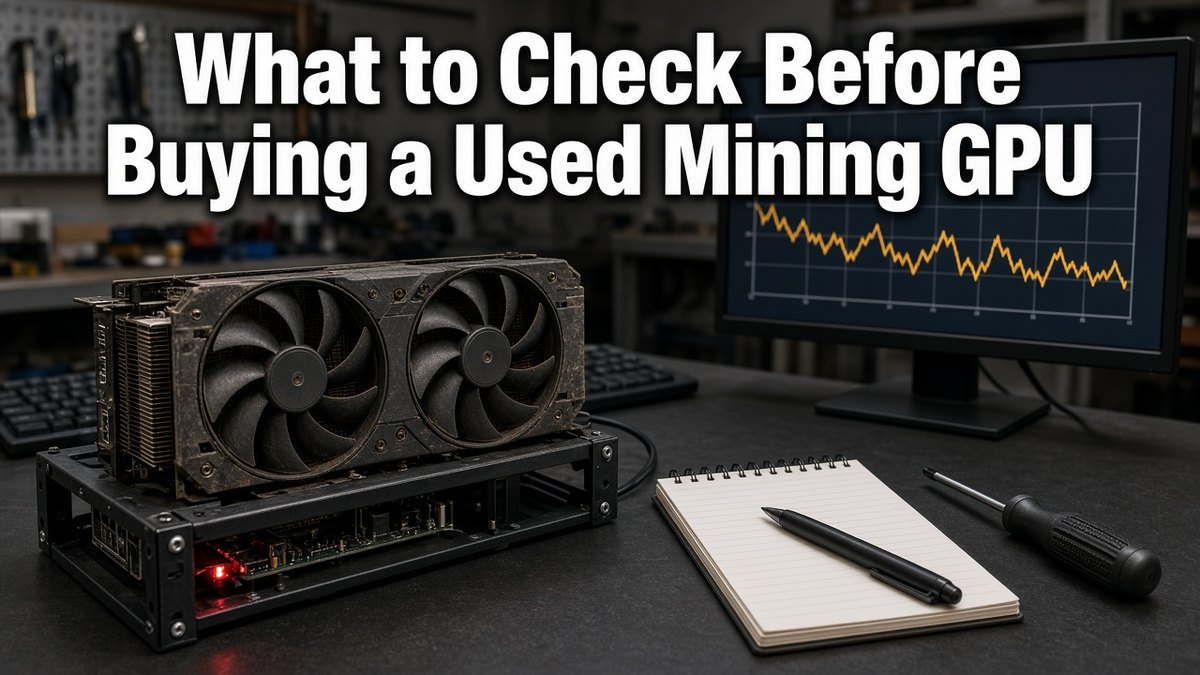 What to Check Before Buying a Used Mining GPU