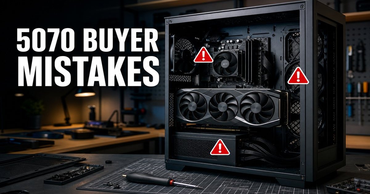 RTX 5070 PC Buyer Mistakes