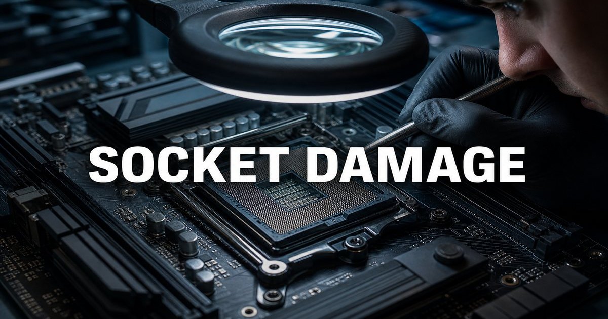 Bent CPU Socket Pins and Mounting Damage