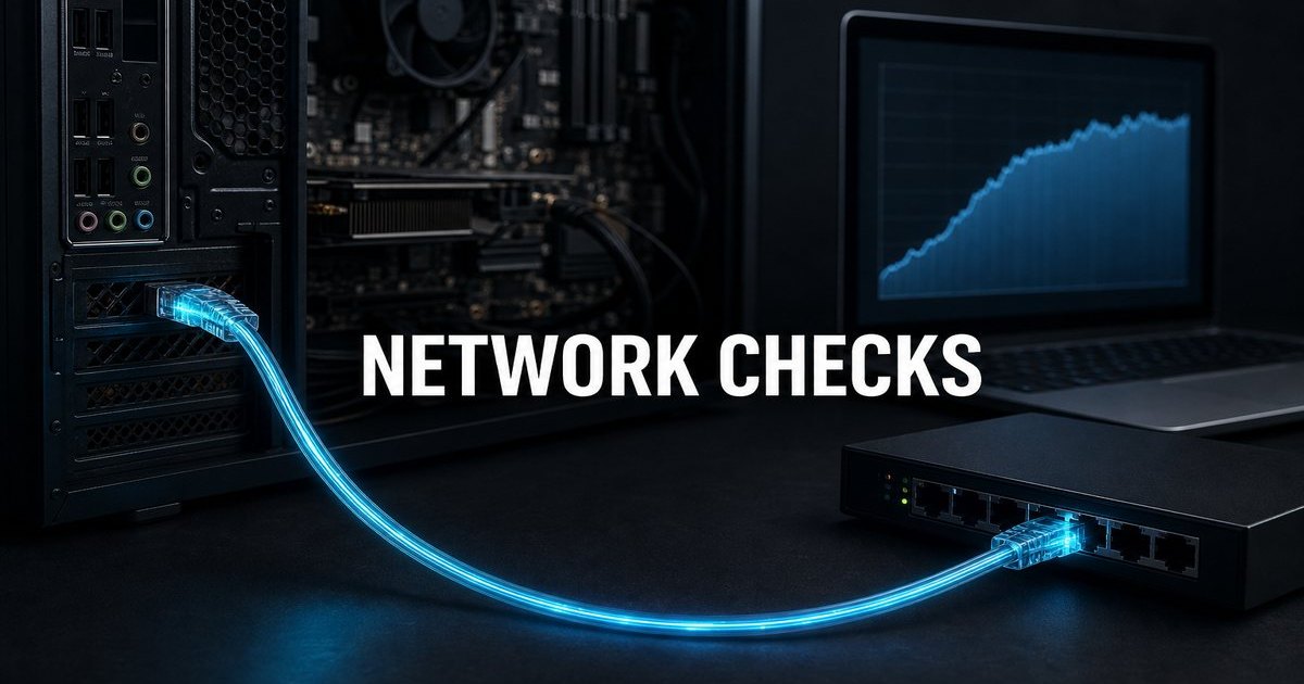 Ethernet Link Speed and Network Checks on Used PCs