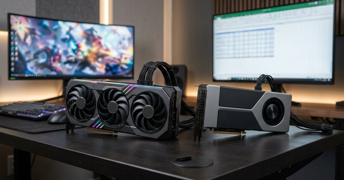 Workstation vs gaming GPU for work