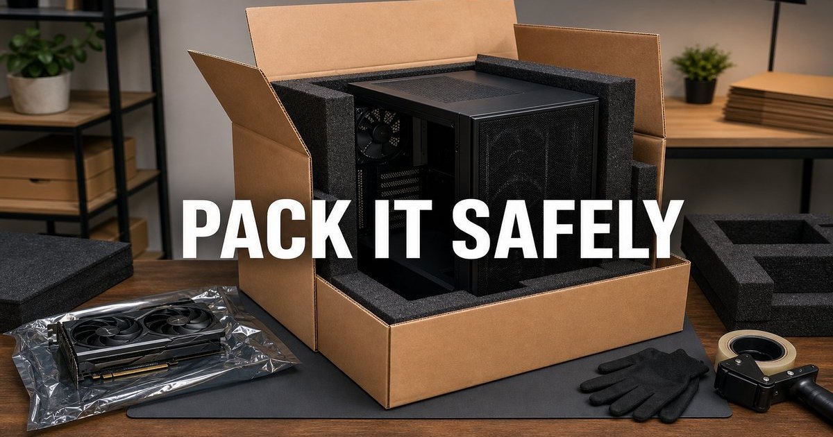 How to Pack a Gaming PC for Shipping