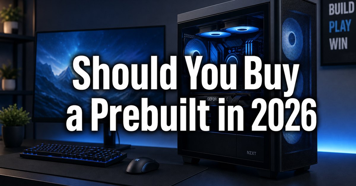 Should You Buy a Prebuilt in 2026