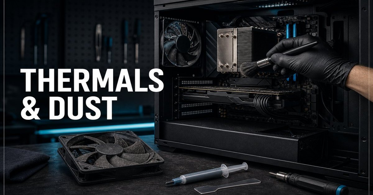 Thermals, Dust, and Paste on Used PCs