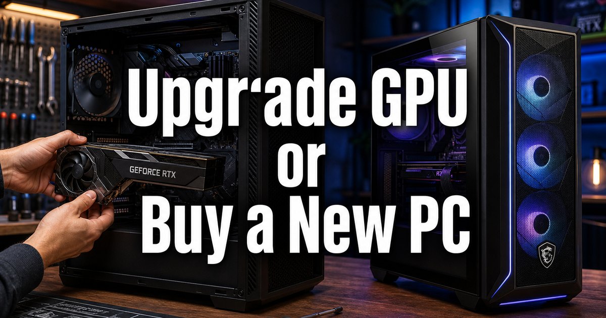 Upgrade GPU or Buy a New PC