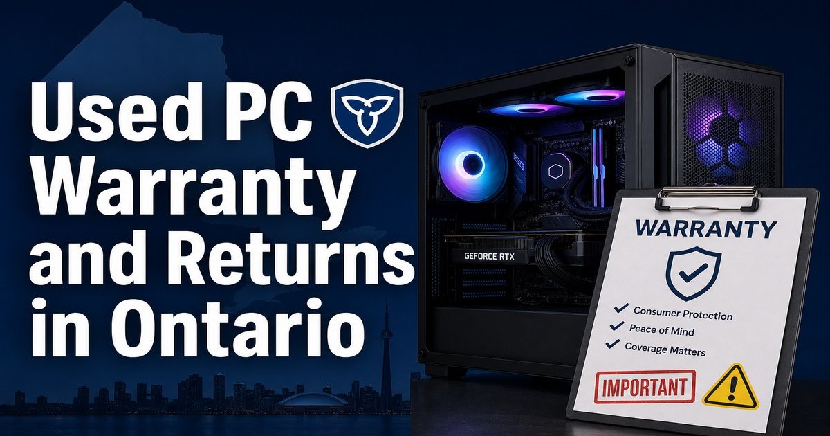 Used PC Warranty and Returns in Ontario