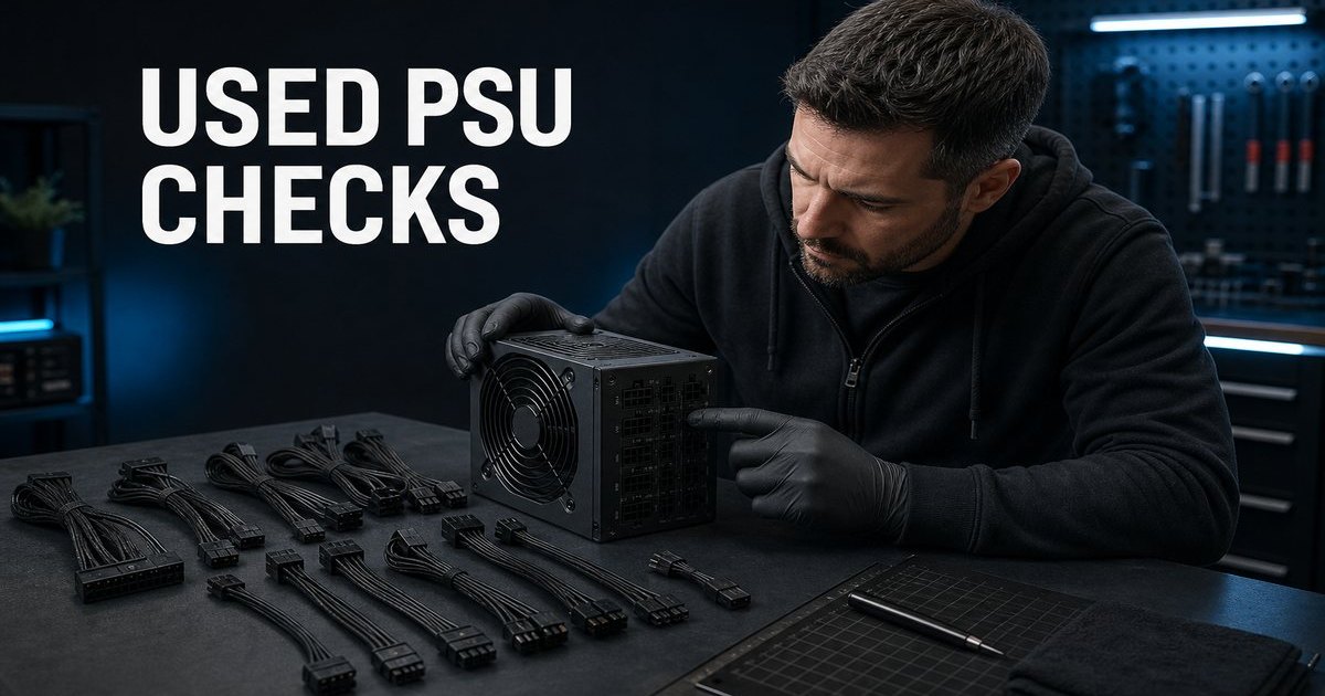 Used PSU Age and Modular Cable Checks