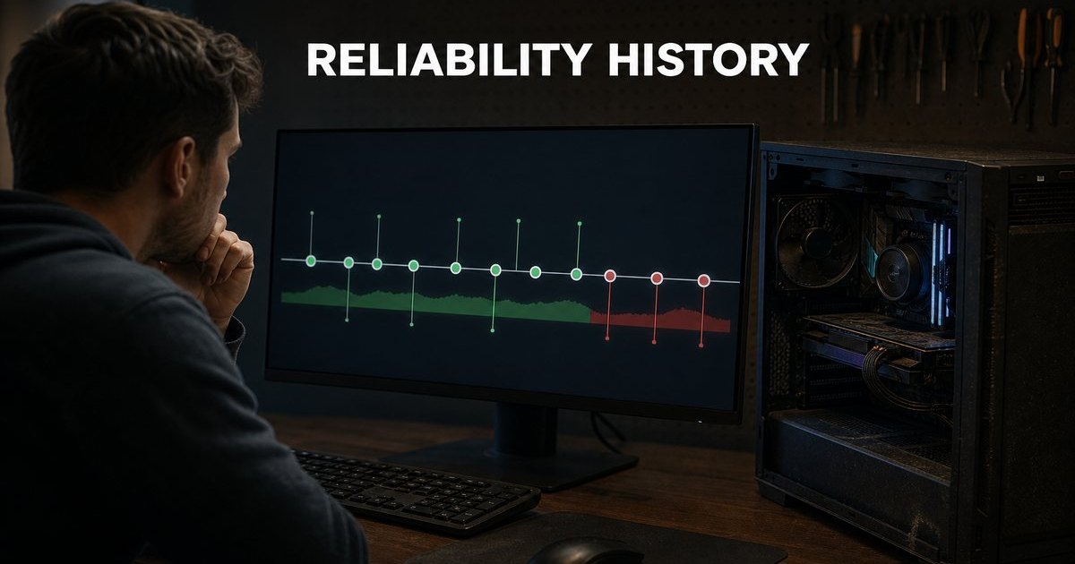 Read Windows Reliability Monitor Before Buying a Used PC